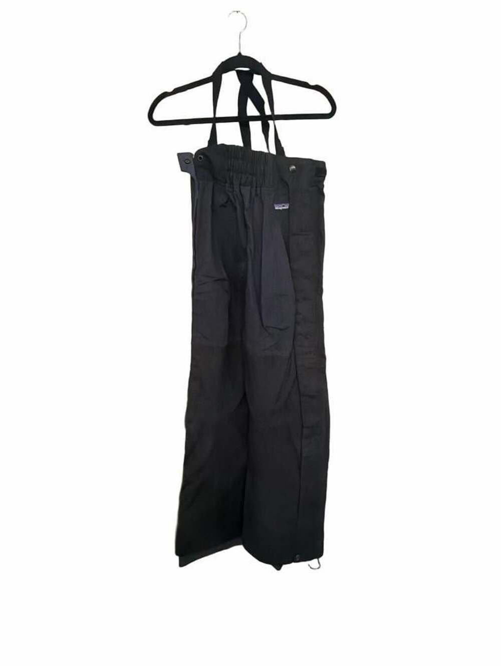 Patagonia Black Full Side Zip Ski Snow Pants Suspender Winter Women's 6 Regular